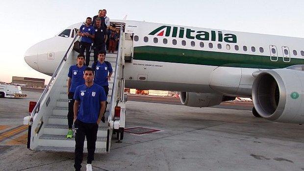 تیم ملی فوتبال ایران وارد ایتالیا شد