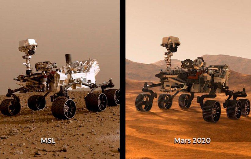 دو روح در یک بدن؛ مقایسه مریخ نوردهای کنجکاوی و مارس 2020