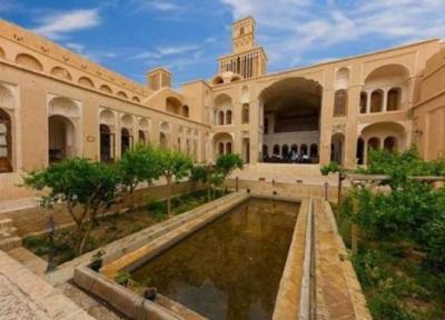 خانه اقازاده باشکوه ترین خانه تاریخی در ابر کوه یزد