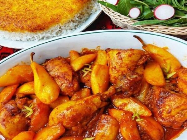 طرز تهیه خورش گلابی در 10 قدم طرز تهیه خورش گلابی در 10 قدم